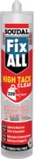 Mastic-colle neutre FIX ALL HIGH TACK Clear
