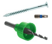 Vis de terrasse TERRASSOTEC - Inox A2 avec mèche DRILL STOP et embout TX25